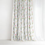Goldea draperie decorativă luca - atingere de primăvară 280x150 cm