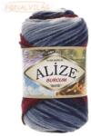 alize BURCUM BATIK -Bordó-kék-krém melír - 2978