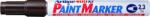 Artline Marker cu vopsea ARTLINE 400XF, corp metalic, varf rotund 2.3mm - maro (EK-400XF-BR) - officeclass