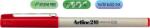 Artline Liner ARTLINE 210, varf fetru 0.6mm - rosu (EK-210-RE) - officeclass