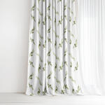 Goldea dekoratív drapéria - olivák 220x150 cm