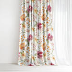 Goldea dekoratív drapéria luca - hibiszkusz virágok 280x150 cm