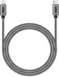 NEXT Метален кабел usb-c към lightning 1.2 m от next one - space gray (k-lght-usbc-met-sg)