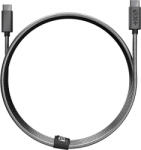 NEXT Метален кабел от next one usb-c към usb-c | space gray (k-usbcx2-met-sg)