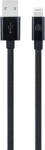 Dviced Cable USB-A to Lightning Nylon Textile 1, 25m - Black (DV120002)