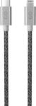 Epico Кабел плетен от EPICO - USB C към Lightning 1.2m - space grey (K-9915101300183)