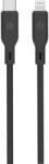 Dviced Cable USB-C to Lightning silicone 1, 25m - Black (DV110003)