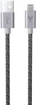iSTYLE FABRIC BRAIDED CABLE USB-A to Lightning 1.8m 2020 - space grey (K-PL9915101300185)