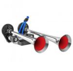 Seger Claxon 24v bitonal 2 goarne cromate pe aer (ALM 09996)
