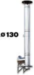 Jeremias Kit complet cos fum, 4.9ML, FI130, Jeremias DW-Eco 2.0 din inox, racord la 90GR, cu palarie