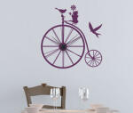 4 Decor Sticker Ceas de Perete Bicicleta retro