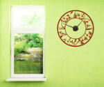 4 Decor Sticker Ceas cu Fire de Iarba