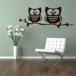 4 Decor Sticker Bufnite pe creanga - beestick-deco - 74,00 RON