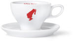 Julius Meinl бяла порцеланова чаша с чинийка за капучино 200 мл