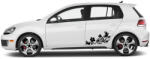 4 Decor Sticker auto - Flori si fluturi