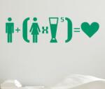 4 Decor Sticker Ce este iubirea? - beestick-deco - 171,00 RON