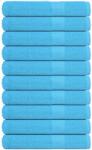 vidaXL Кърпи FROGN 10 бр. Тюркоазени 100x200 см 360 г/м2 (136988)