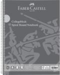 Faber-Castell A/4 80 lapos perforált lyukasztott kockás spirálfüzet