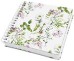 Sigel Jolie Fairytale Garden 234x215 mm 120 lapos keményfedeles sima spirálfüzet (JQ101)