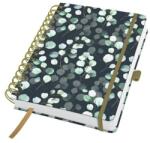 Sigel Jolie Eucalyptus Night 168x215 mm 120 lapos keményfedeles pontrácsos spirálfüzet (JN657)