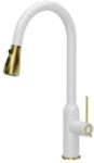Quadron Jessica Q Line konyhai csaptelep álló fehér-arany/régi arany 3573591_WHMPVDG1 (3573591WHMPVDG1)