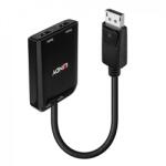 Lindy Multiplicator Lindy Displayport la 2 x HDMI 4K30Hz MST Negru (L38433)