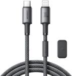 JOYROOM Cablu JOYROOM S-A50 cu organizator magnetic USB Tip-C / Lightning 30W 1, 2 metri gri