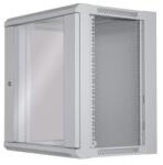 Manhattan Rackszekrény - 19" fali kivitel (12U, 635 (h) x 570 (w) x 450 (d) mm, Flatpack, Szürke) (711876) - iconink