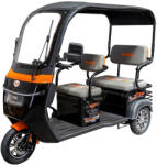 Ruris Triciclu electric cu cabina RURIS Pilot 3070N NEGRU fara permis, 2900W, viteza 25 km h, autonomie 60 km (30700TEN25a)