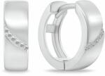 Brilio Silver Bájos karika ezüst fülbevaló EA212W
