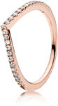 Pandora Bronz gyűrű strasszokkal 186316CZ 52 mm