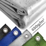 Jago Prelata 650 g/m2, plasă de aluminiu, gri, 4 x 7 m (WP00746)