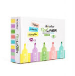 FlexOffice Szövegkiemelő készlet, 1-5 mm, 'Flexliner', vegyes pasztell színek (FOHL00912) (FOHL00912)