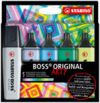STABILO Szövegkiemelő készlet, 2-5 mm, 'BOSS original Arty', 5 hideg szín (TST70502220) (TST70502220)