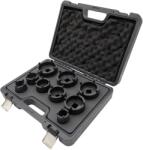 Lincos Hornyos anya dugókulcs készlet külső körmökkel, KM4 - KM12, 9db (MG93299)