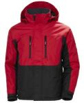 Helly Hansen HH Berg téli kapucnis dzseki piros/fekete 76201_130-S (76201_130-S)