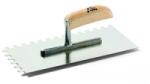 SCHULLER Sch 51400 Stan Karo C1 13x28cm fogazott glettelő, rozsdamentes, fogazás: 4x4mm (51400)