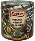 Festék Bázis Factor Pergola kültéri fafesték oliva 2, 5 L (689)