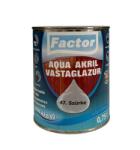 Festék Bázis Factor aqua vastaglazúr sf. szürke 0, 75 L (978)