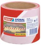 TESA TAPE Tesa 58137 Kordonszalag piros/fehér 100m/80mm (58137-00000-01)