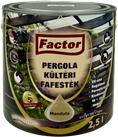 Festék Bázis Factor Pergola kültéri fafesték mandula 2, 5 L (815)