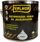 Festék Bázis Valmor biztonságos padló- és jelölőfesték fehér 2, 5 L (843)