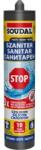 Soudal szaniter szilikon STOP fekete 280 ml (172900)