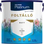 POLI FARBE Platinum Foltálló falfesték Fehér F2 2, 5 L (1010107011)