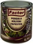 Festék Bázis Factor Pergola kültéri fafesték gesztenye 0, 75 L (261)