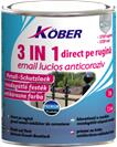 KÖBER 3: 1 alapozó és zománc fényes vörösbarna 0, 75 L (E81750L) (E81750L-C0.75L)