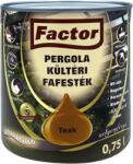 Festék Bázis Factor Pergola kültéri fafesték teak 0, 75 L (257)