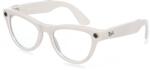 Meta RAY-BAN Meta Skyler (Standard) Smart Glasses - Shiny Chalky Gray, Transitions Sapphire (RW4010 6700MF52)