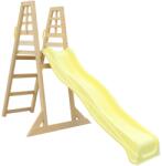 Ginger Home Fa Mászóka Csúszdával 2, 2 m, Kerti Játszótéri Torony Gyermekeknek, Udvari Játék (C440)