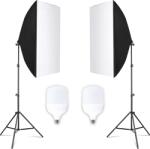  Softbox szett LED 2x30W, 2x2m állvánnyal